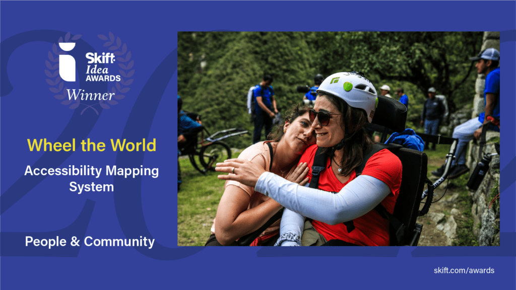 Skift IDEA Awards Entry: People & Community. Wheel the World, Accessibility Mapping System