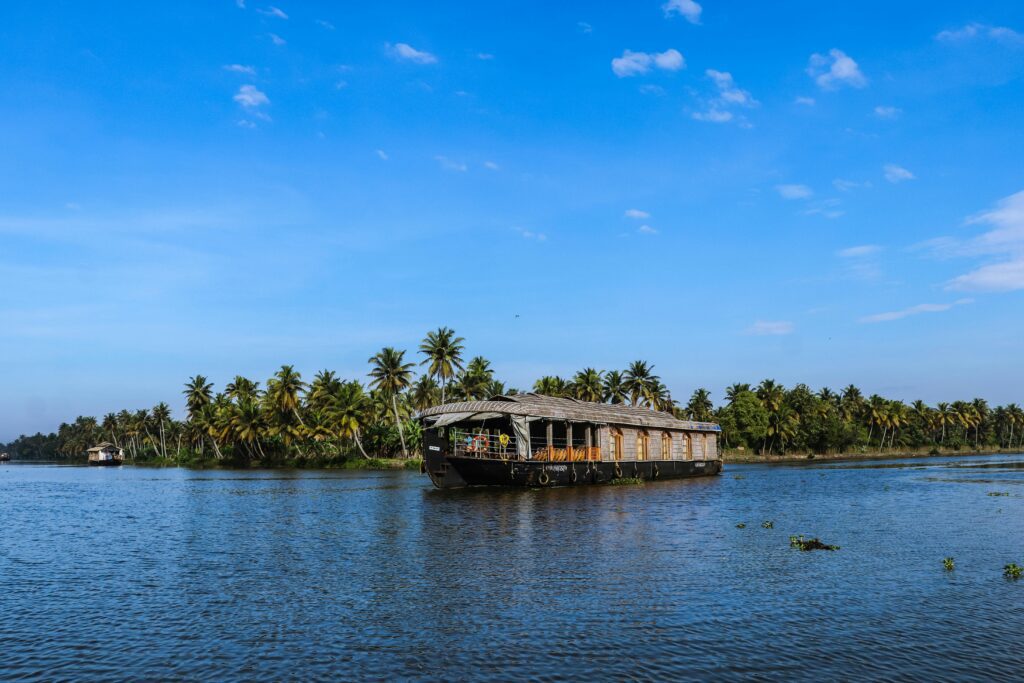 a houseboat on kerala backwaters