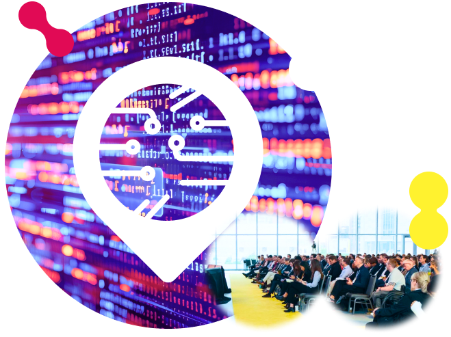 Skift Data + AI Summit Logo with programming overlay and image of audience at the event with date June 4, 2025 NYC.